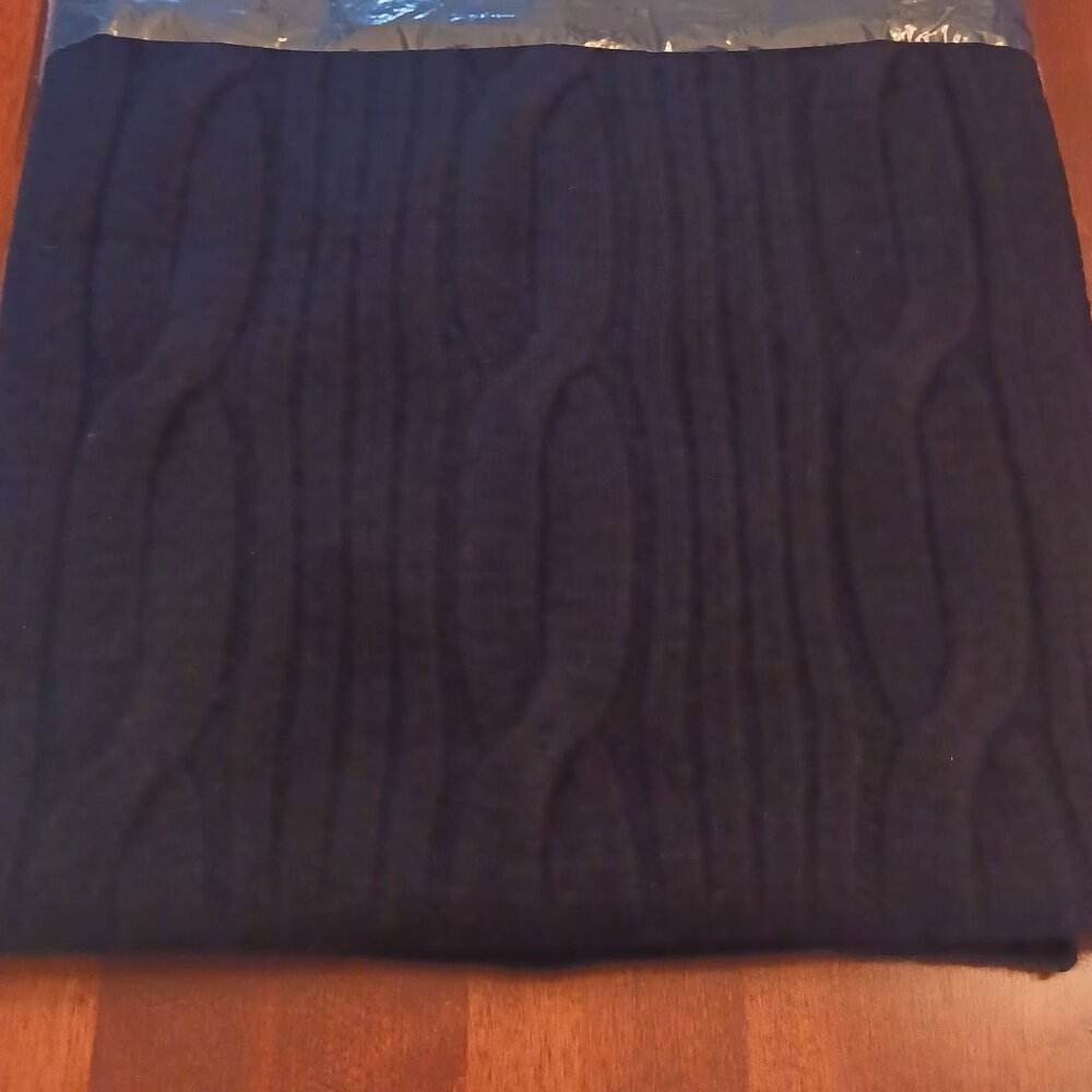 JCrew 100% cashmere ribbed scarf